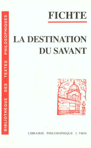 CONFERENCES SUR LA DESTINATION DU SAVANT, 1794