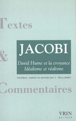 DAVID HUME ET LA CROYANCE IDEALISME ET REALISME