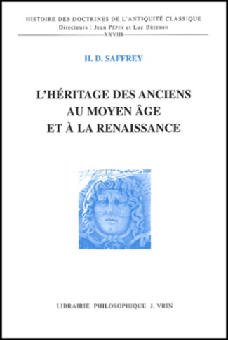 L'HERITAGE DES ANCIENS AU MOYEN AGE ET A LA RENAISSANCE