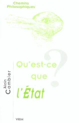 QU'EST-CE QUE L'ETAT?