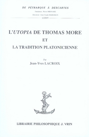 L UTOPIA DE THOMAS MORE ET LA TRADITION PLATONICIENNE