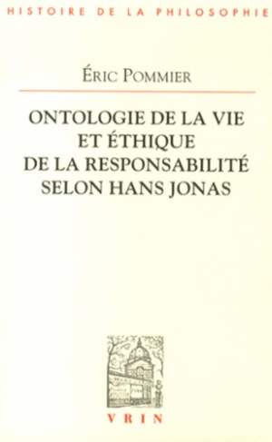 ONTOLOGIE DE LA VIE ET ETHIQUE DE LA RESPONSABILITE SELON JONAS