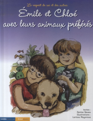 Emile et Chloé : Emile et Chloé avec leurs animaux préférés