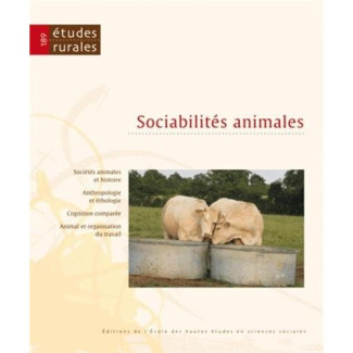 Etudes rurales N° 189 : Sociabilités animales