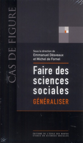 Faire des sciences sociales / Généraliser