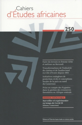 Cahiers d'études africaines N° 250/2023