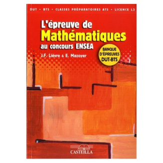 L'épreuve de mathématiques au concours ENSEA. Banque d'épreuves DUT-BTS