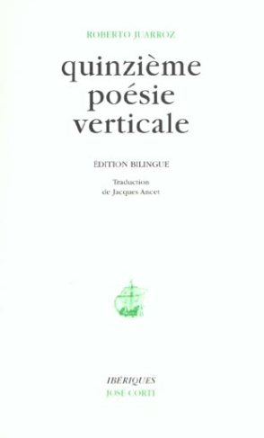 Quinzième poésie verticale. Edition bilingue