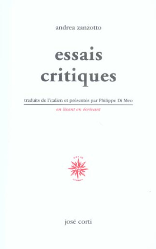 Essais critiques