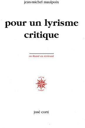 Pour un lyrisme critique