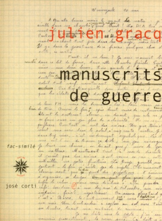 Manuscrits de guerre. Edition fac-similé