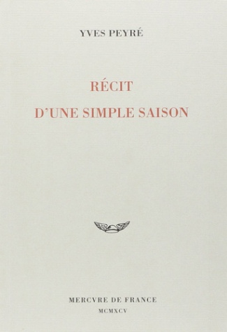 Récit d'une simple saison