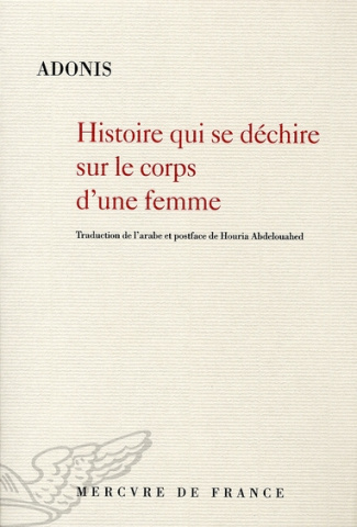 Histoire qui se déchire sur le corps d'une femme