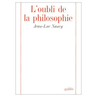 L'Oubli de la philosophie