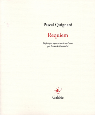 Requiem. Enfant qui repose et roche de Cumes par Leonardo Cremonini
