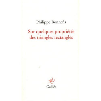 Sur quelques propriétés des triangles rectangles