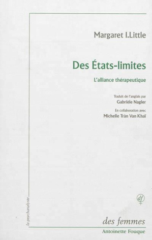 Des états-limites. L'alliance thérapeutique