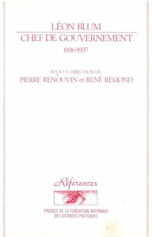 Léon Blum chef de gouvernement. 1936-1937
