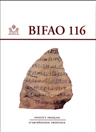 Bulletin de l'IFAO N° 116