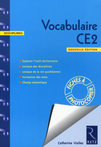 Vocabulaire CE2. Fiches à photocopier