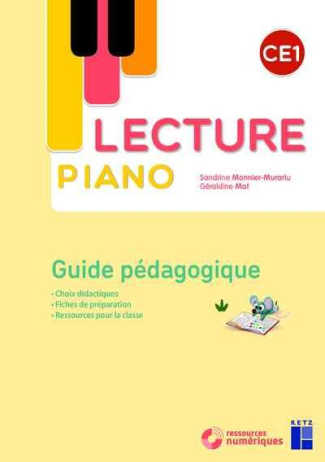 Lecture piano CE1. Guide pédagogique, avec 1 CD-ROM