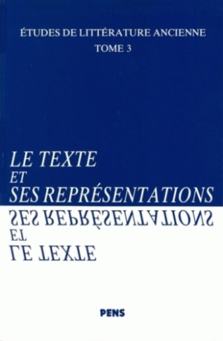 Le texte et ses représentations