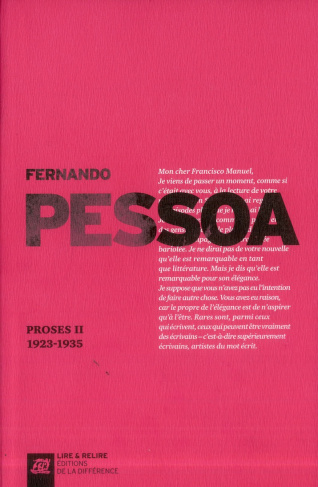 Proses. Volume II 1923-1935