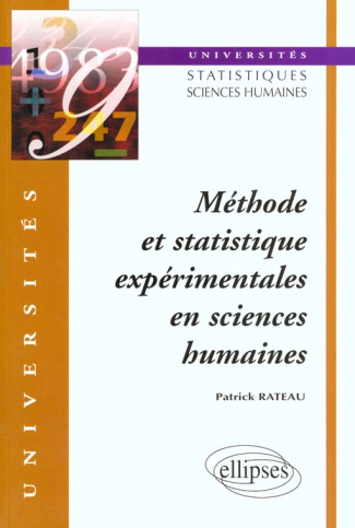 Méthode et statistique expérimentales en sciences humaines