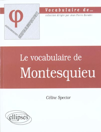 Le vocabulaire de Montesquieu