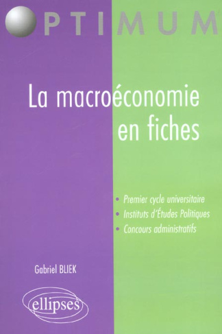 La macroéconomie en fiches