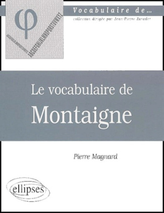 Le vocabulaire de Montaigne