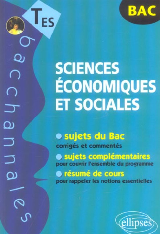 Sciences économiques et sociales Tle ES