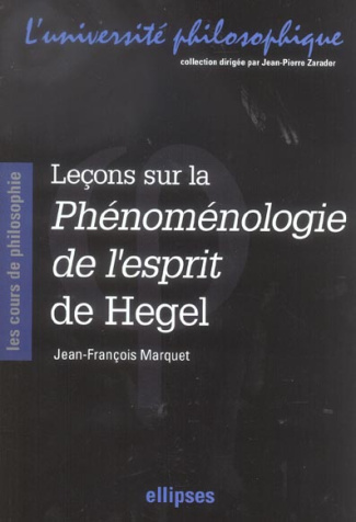 Leçons sur la phénoménologie de l'esprit de Hegel