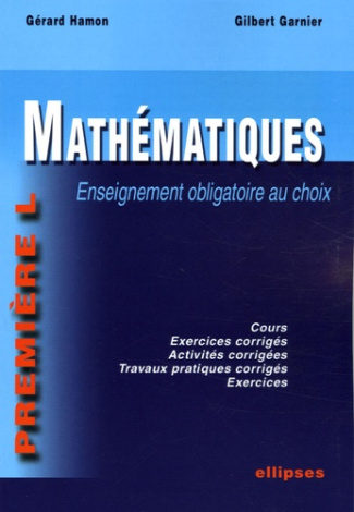 Mathématiques 1e L. Enseignement obligatoire au choix