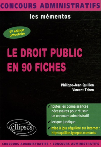 Le droit public en 90 fiches. 2e édition