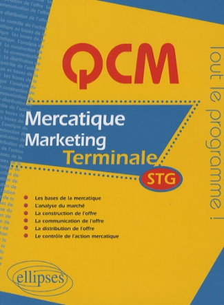 Mercatique (marketing) Tle STG