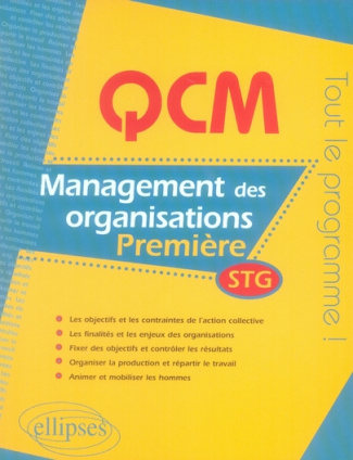 Management des organisations 1e STG