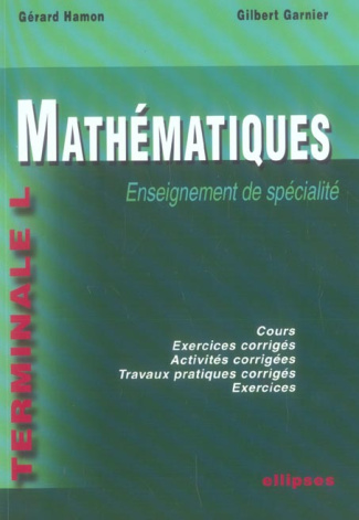 Mathématiques Tle L. Enseignement de spécialité