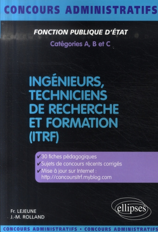 Ingénieurs, techniciens de recherche et formation (ITRF)