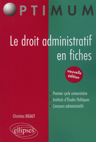 Le droit administratif en fiches