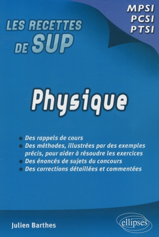 Physique. MPSI/PCSI/PTSI