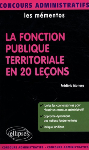 La fonction publique territoriale en 20 leçons