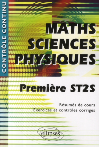 Maths Sciences physiques 1e ST2S