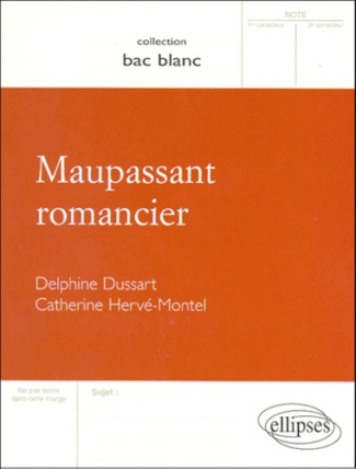 Maupassant romancier