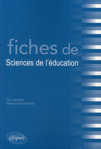 Fiches de sciences de l'éducation
