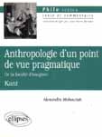 ANTHROPOLOGIE D'UN POINT DE VUE PRAGMATIQUE. De la faculté d'imaginer