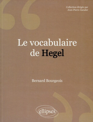 Le vocabulaire de Hegel