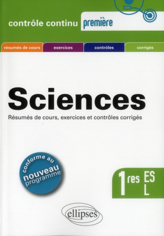 Sciences 1res ES & L