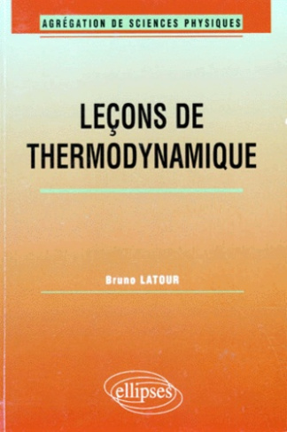 Leçons de thermodynamique