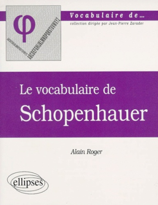 Le vocabulaire de Schopenhauer